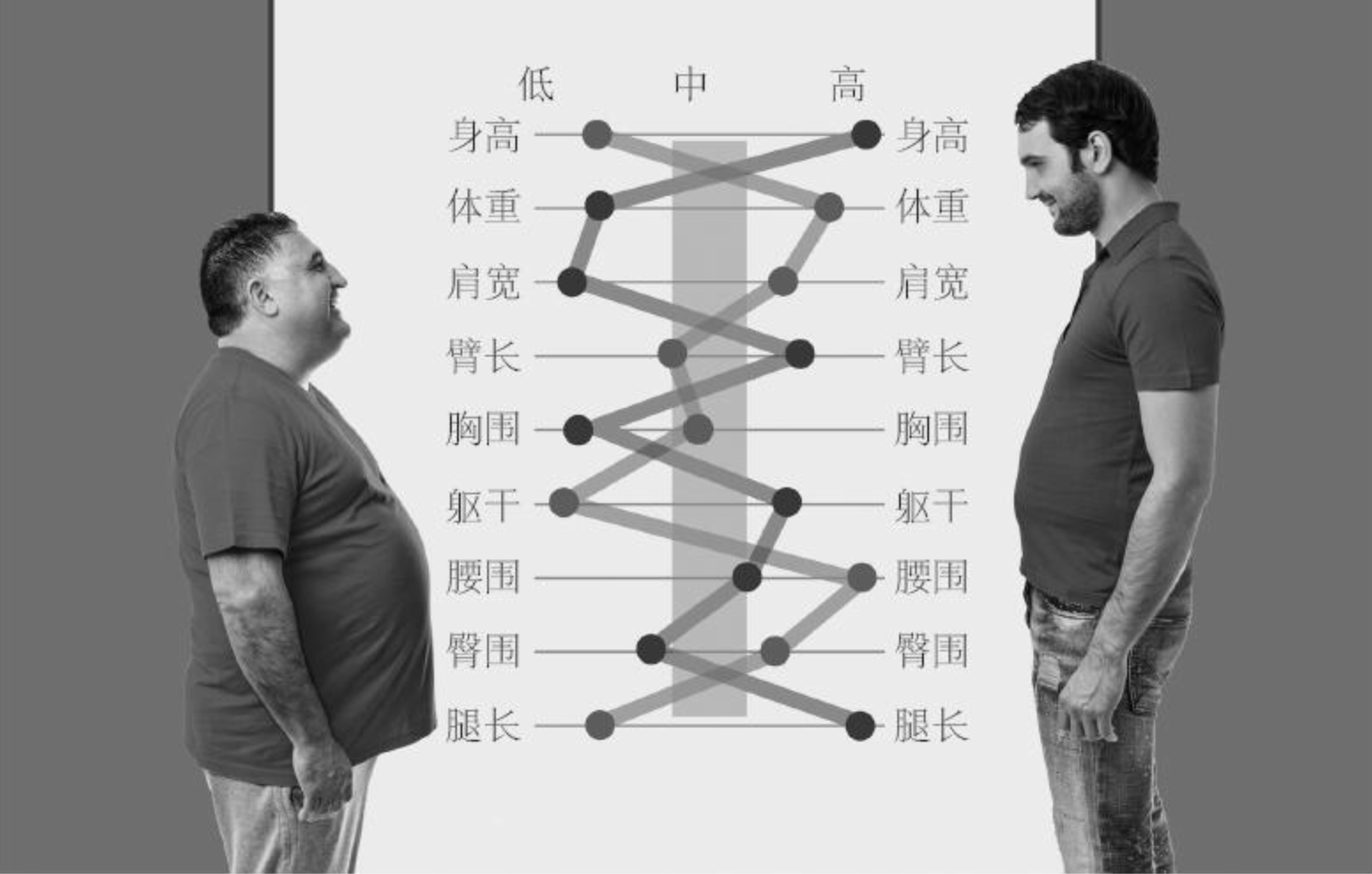 身材对比图